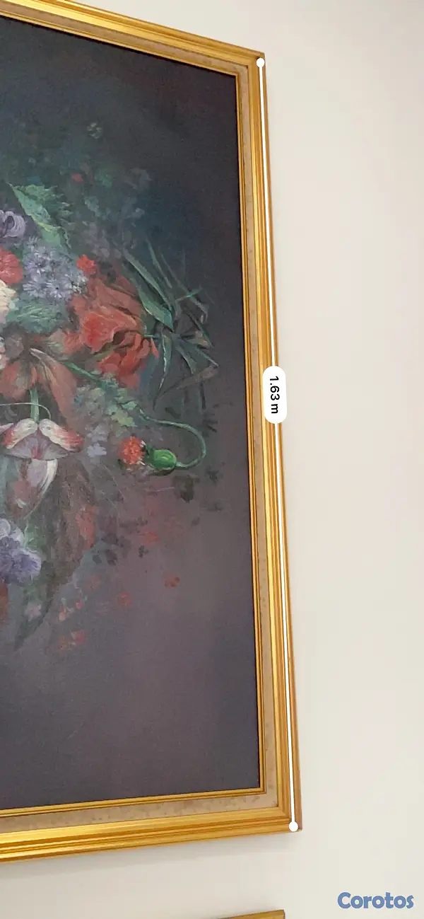 decoración y accesorios - cuadro pintado a mano, antiguo de colección  2