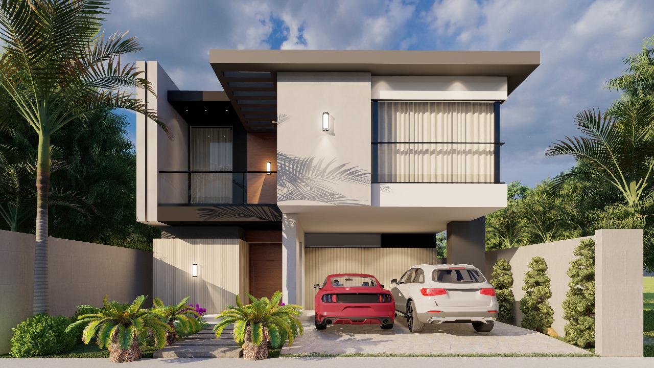 casas - MODERNA Y AMPLIA CASA EN VENTA.