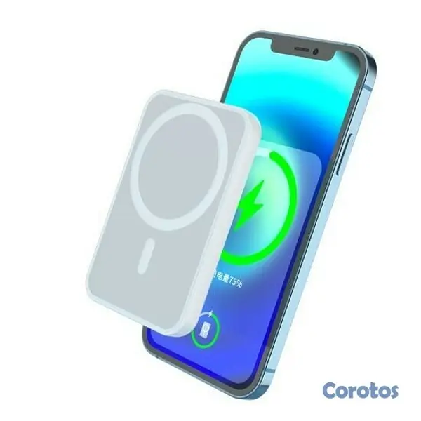 otros electronicos - Batería Externa y cargador Inalámbrico MagSafe - 5W, para iPhone 12, 13, 14 2