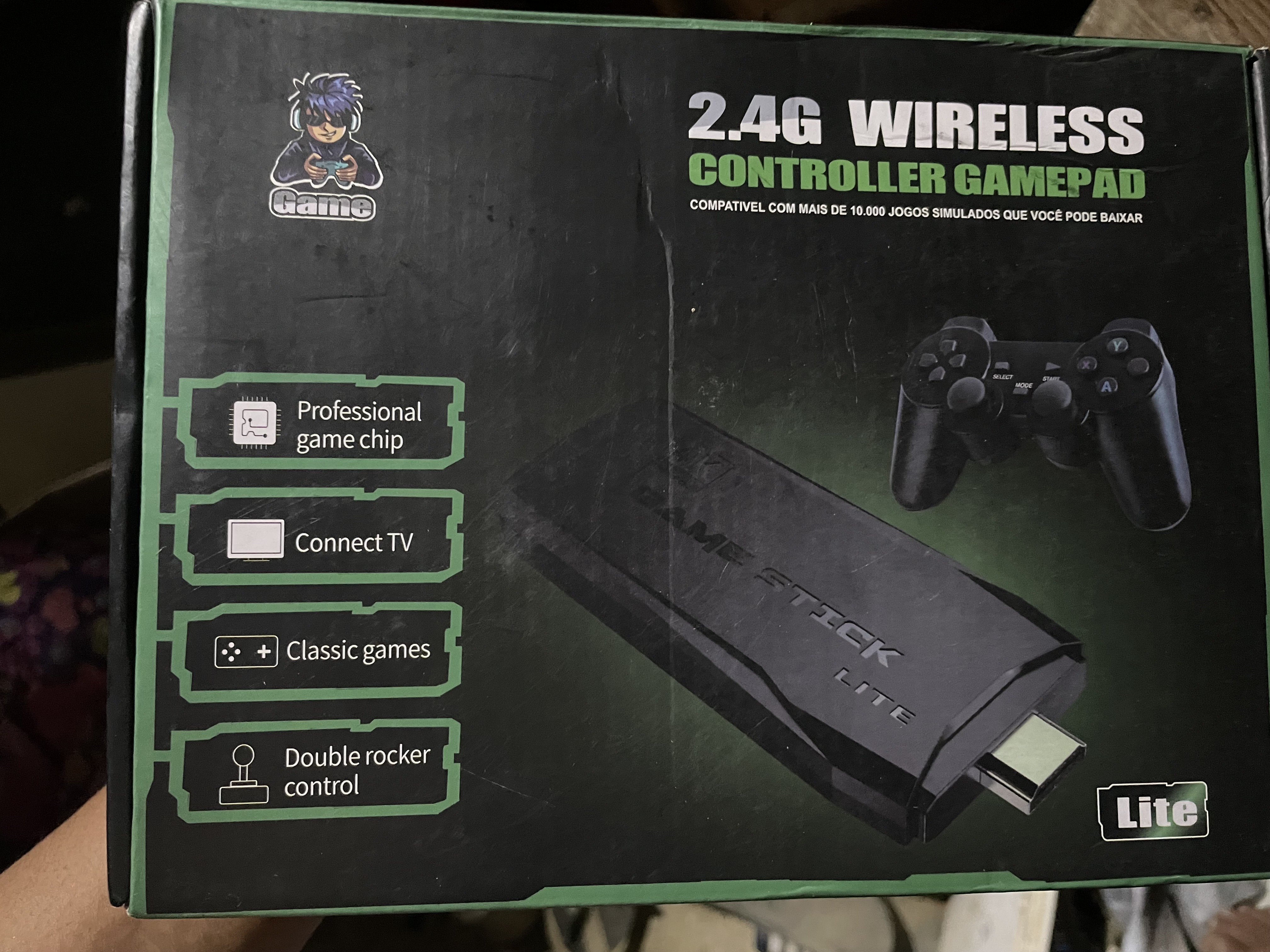 consolas y videojuegos -  "Game Stick Lite" que incluye un gamepad inalámbrico de 2.4G 2