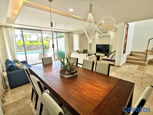 casas vacacionales y villas - Vendo hermosa villa en Playa Nueva Romana  7