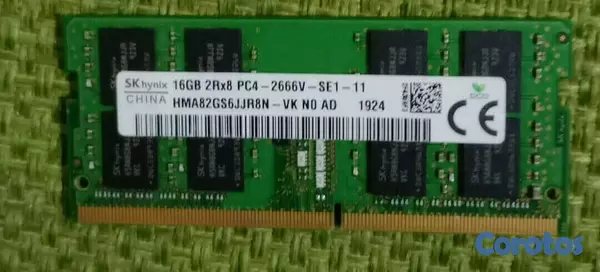 computadoras y laptops - MEMORIA HUNYX 16GB DDR4 PC-2400MHZ Y 2666MHZ 1