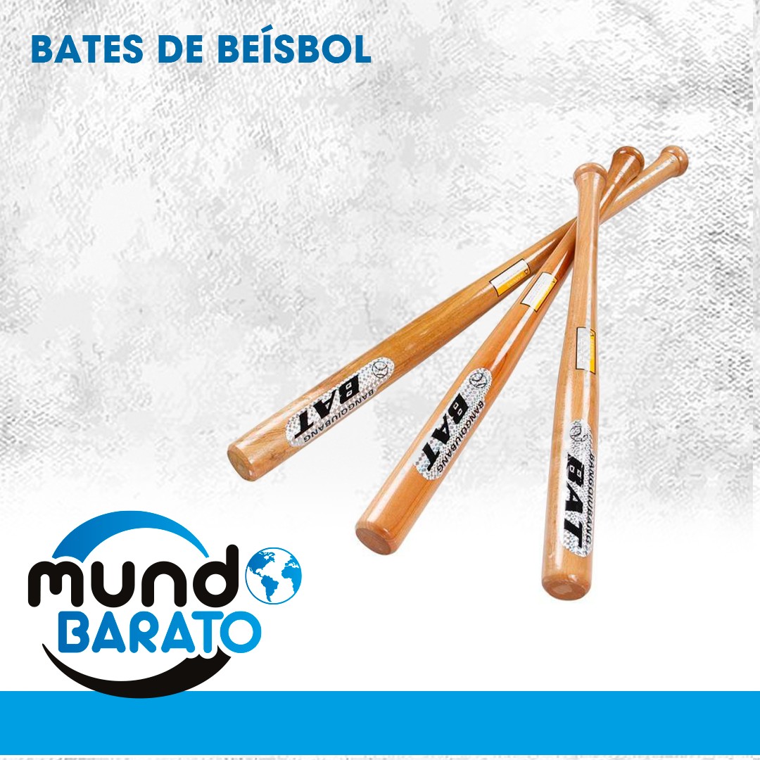 juguetes - BATE DE BEISBOL MADERA PARA NIÑOS BASEBALL SAIBA SPORT BAT