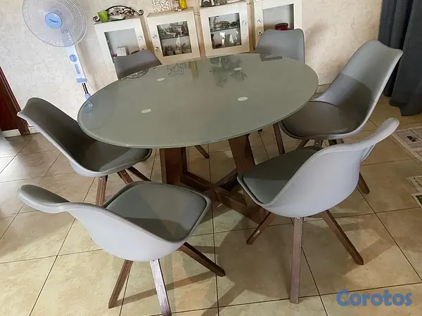 muebles y colchones - Juego de comedor y sillas 6pax  2