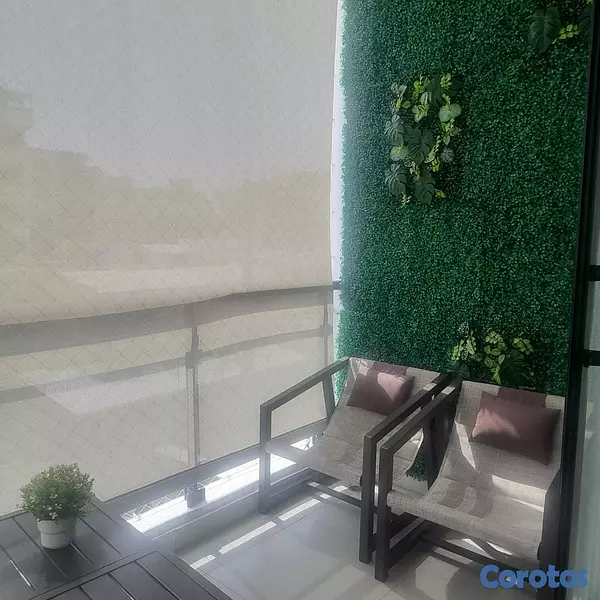 apartamentos - El Millón, Impecable Torre apartamento amueblado *200 m² *Balcón *3hab 3