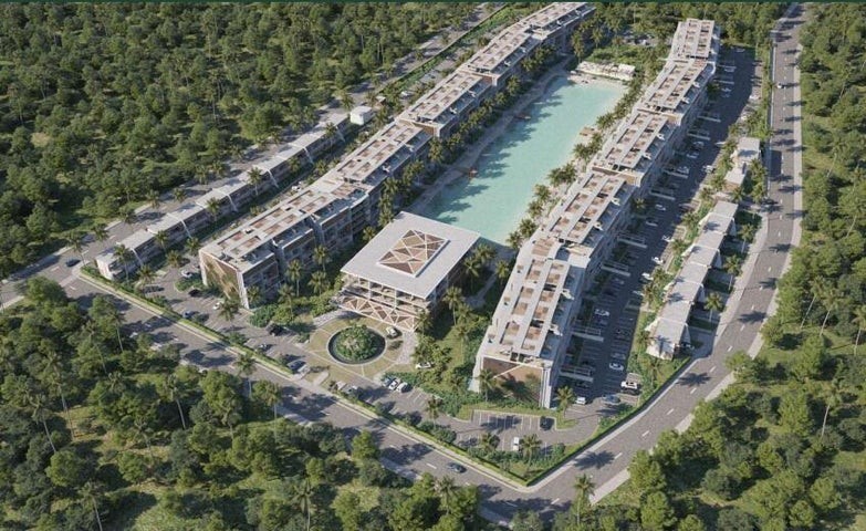 apartamentos - Proyecto en venta Punta Cana #24-381 un dormitorio, balcón, sauna, gimnasio.
 3