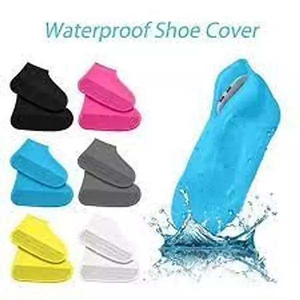 Artículos Deportivos - Cubiertas de zapatos impermeables de silicona Unisex silicon protector  3