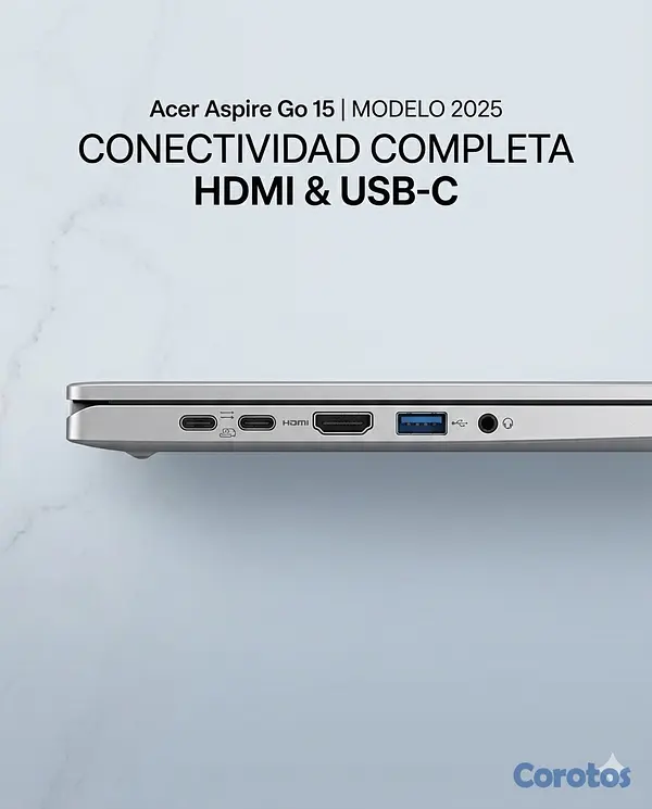 computadoras y laptops - Laptop Acer Aspire Go 15 – Nueva en Caja – Ideal para Trabajo y Estudios
 5