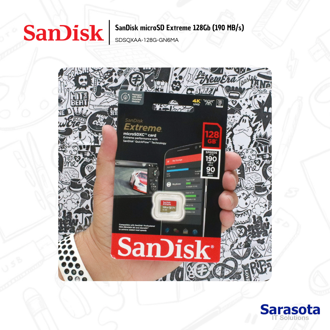 accesorios para electronica - SanDisk microSD Extreme 128Gb 190 MB/s 1