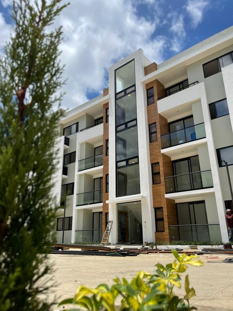 apartamentos - Apartamento Nuevo, 3 Habitaciones, 2 Baños, Proyecto Cerrado con Piscina 