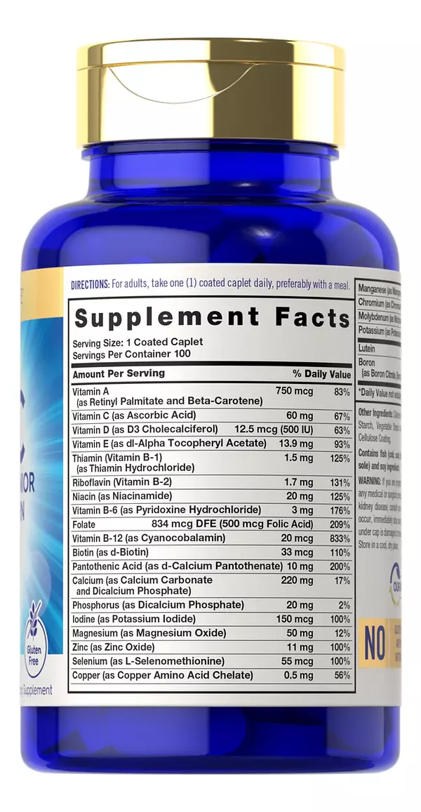 Salud y Equipamiento Médico - Multivitaminico Carlyle Senior Para Mayores De 60 Años 2