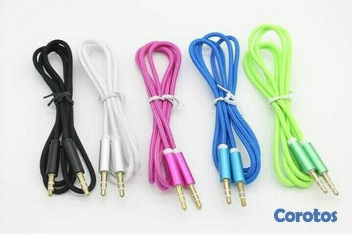 accesorios para electronica - Cable Auxiliar 1 Metro Plug 3.5mm 

 1
