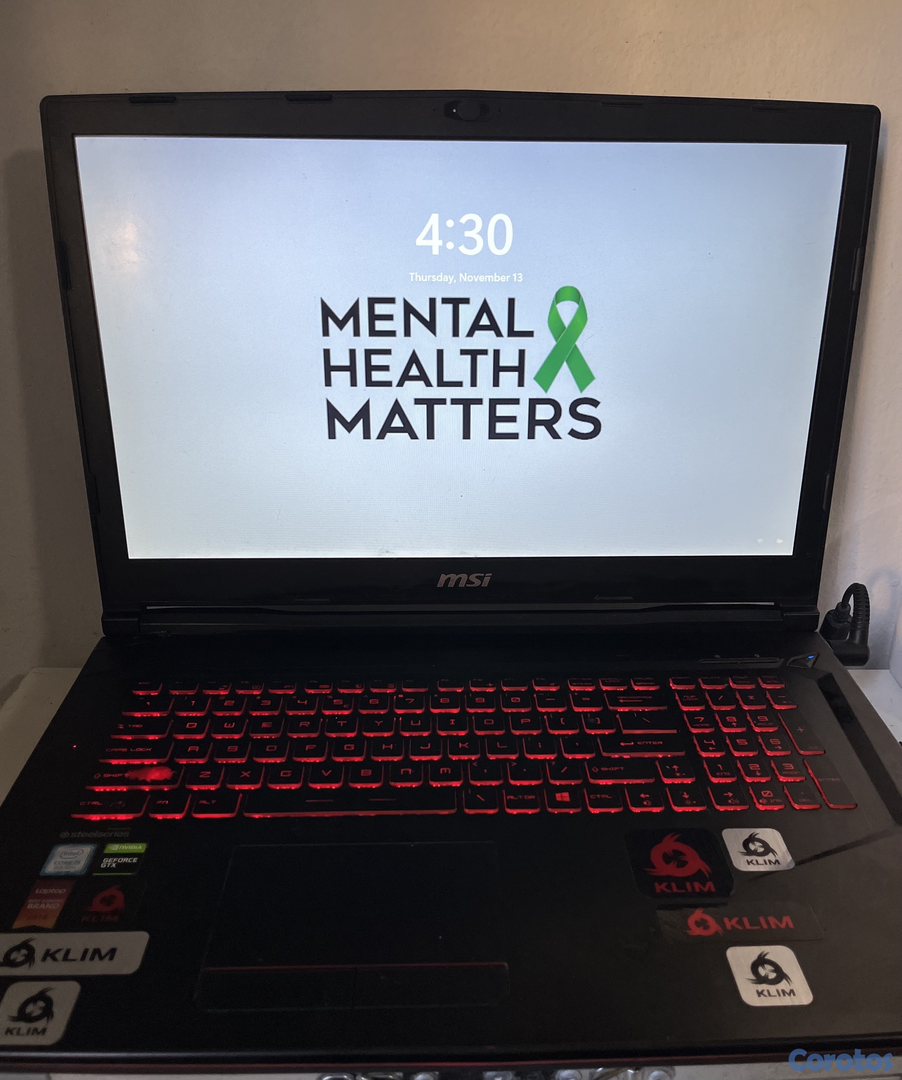 computadoras y laptops - MSI GL73 9RCX con mouse y teclado RGB usb 1