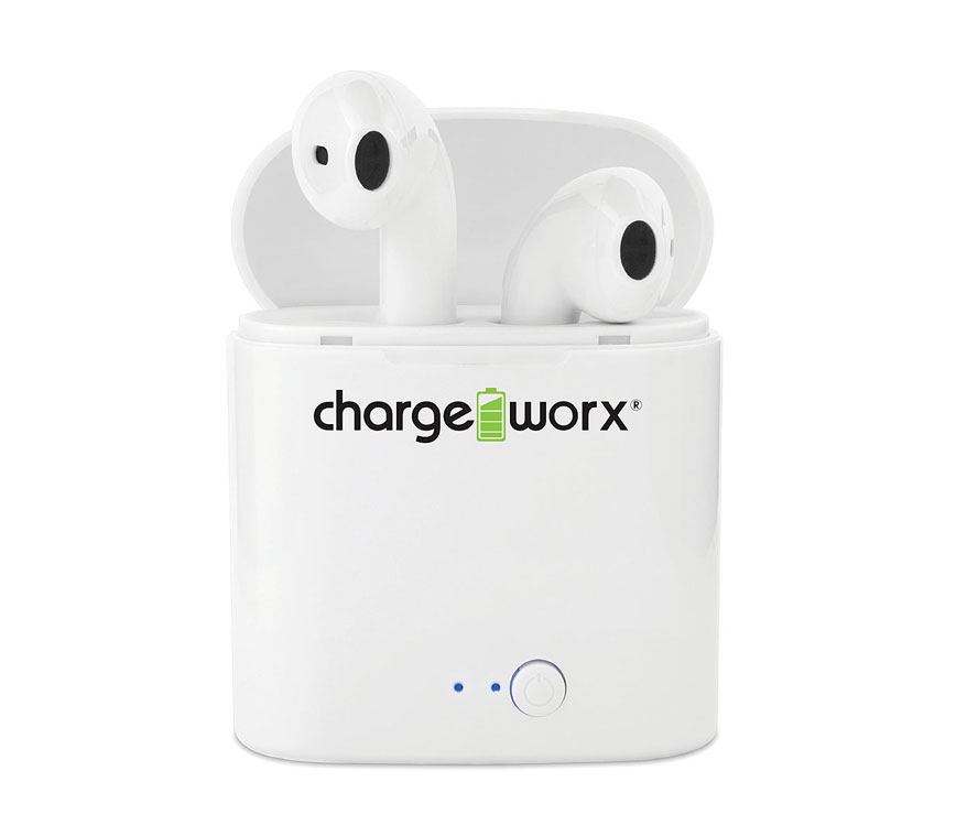 computadoras y laptops - AUDIFONO CON MICROFONO CHARGEWORX EARPODS, BLANCO (CX9021WH) 1