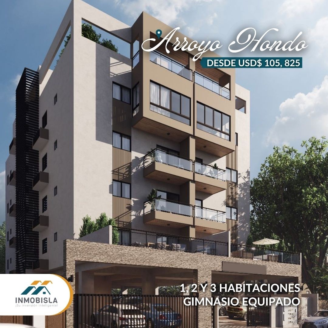 apartamentos - Proyecto residencial de 1, 2 y 3 habitaciones en Arroyo Hondo  4
