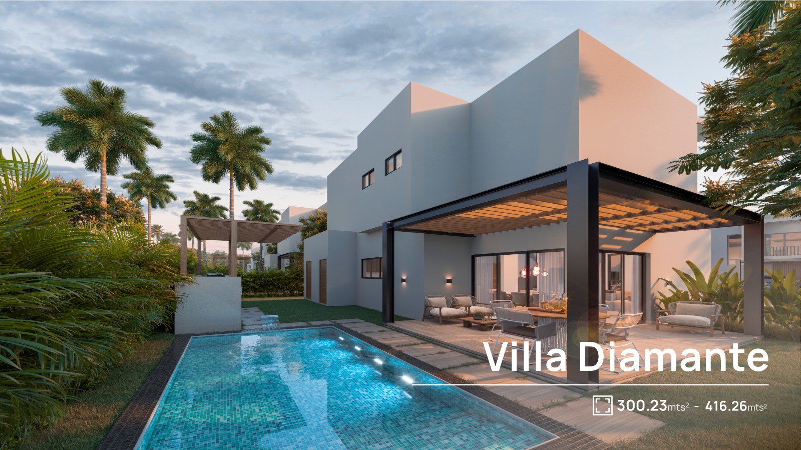casas vacacionales y villas - Villas Turísticas (Daos-Diamante), Bávaro-Punta Cana 3