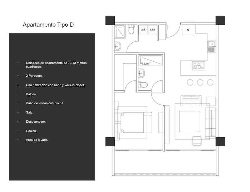 apartamentos -  apartamento en bella vista Distrito Nacional avenida Sarasota 5