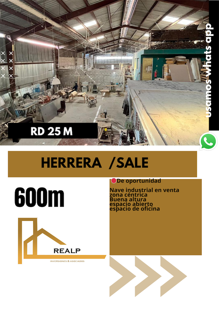 oficinas y locales comerciales - Nave industrial en Herrera