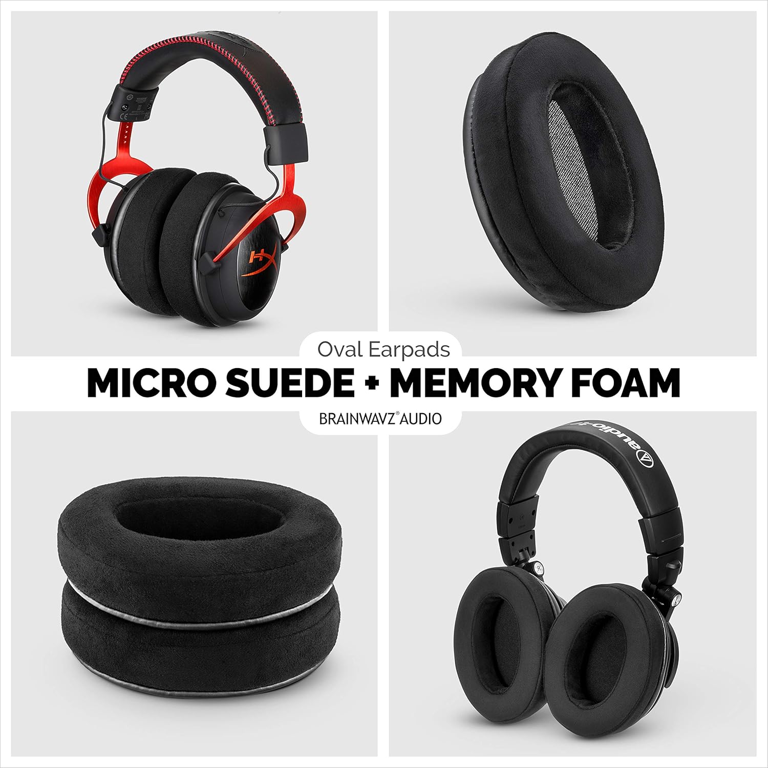 camaras y audio - Almohadillas Ovaladas Brainwavz para auriculares 9