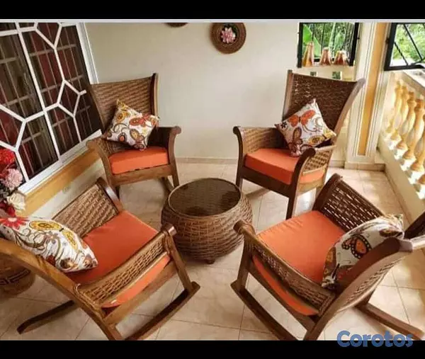 herramientas, jardines y exterior - 🌿 Juego de Muebles para Terraza o Patio (4 Piezas) 3