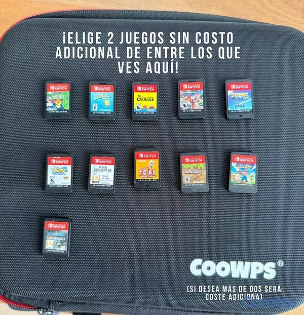 consolas y videojuegos - Nintendo Switch OLED Completa + Estuche + Juegos  4