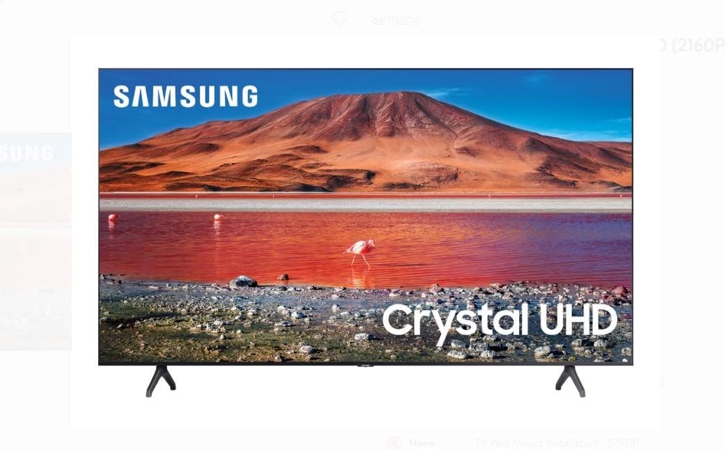 tv - Samsung Smart TV de 43 pulgadas serie TU-7000, Crystal UHD - 4K HDR - con Alexa 4
