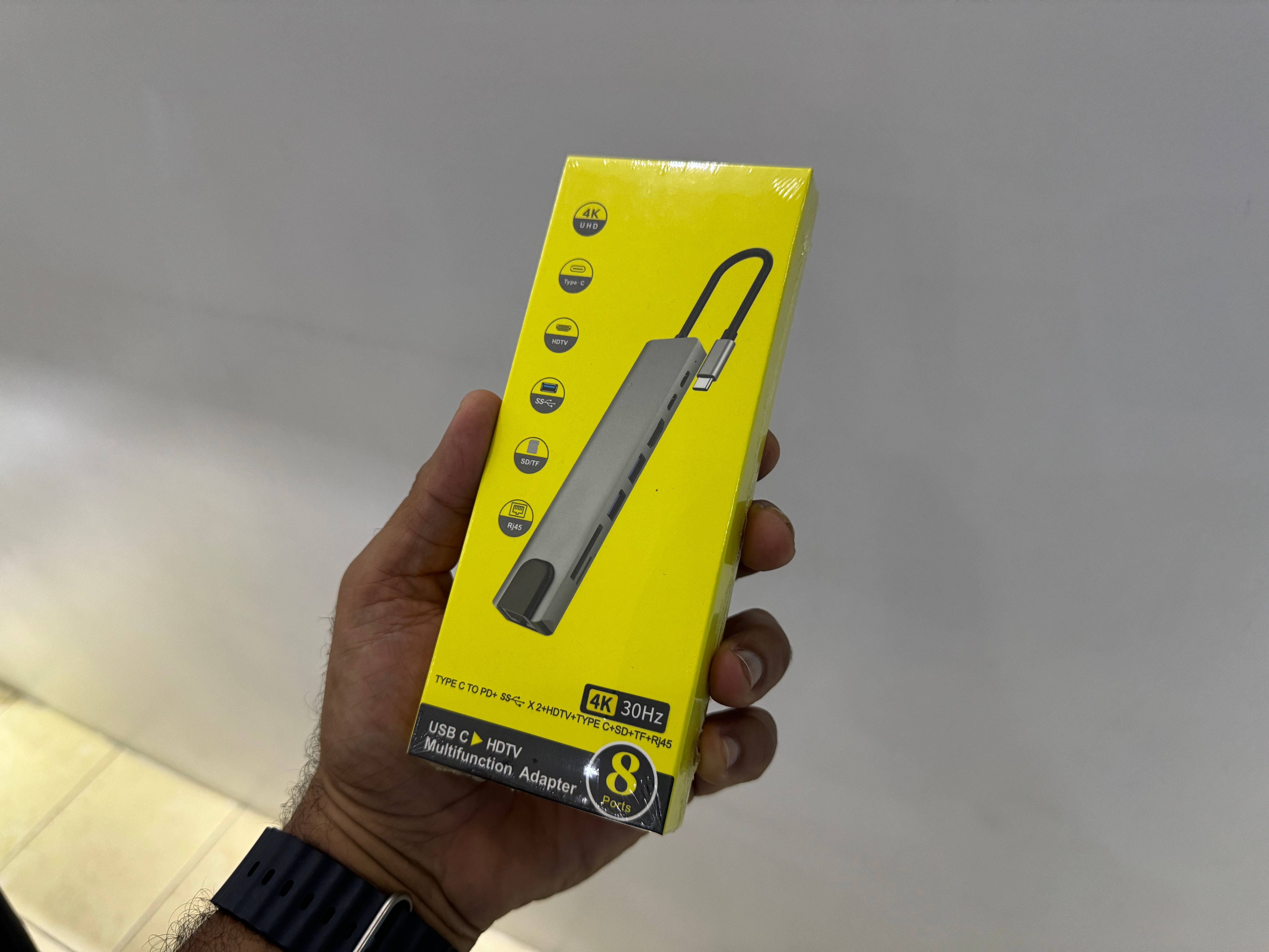 otros electronicos - Adaptador USB C 8 in 1 para Macbook, RD$ 2,500 NEG 1