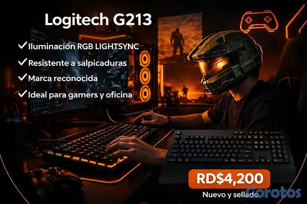 accesorios para electronica - Teclado gamer Logitech G213 Prodigy  3