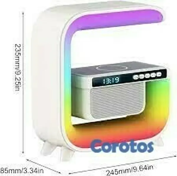 camaras y audio - BOCINA BLUETOOTH CON LUZ LED Y CARGADOR MY-7304 3