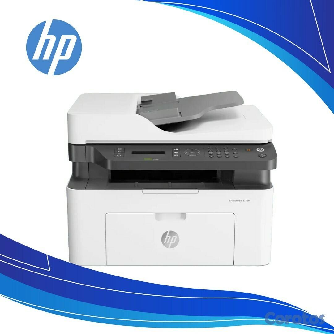 impresoras y scanners - MULTIFUNCIONAL LASER HP WI-FI LASERJET MFP M137FNW IMPRESORA,ESCANER,COPIA 3