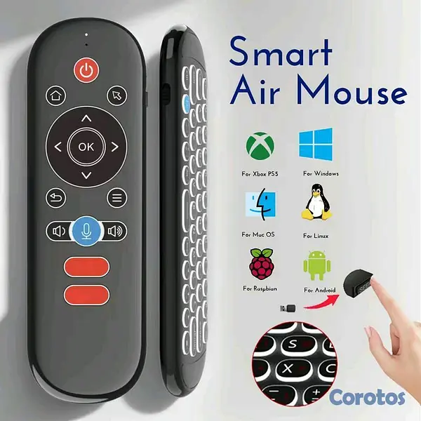 otros electronicos - Air Mouse + Control Anillo Bluetooth PC, Android, Presentaciones, Reels 3
