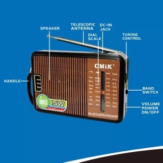 otros electronicos - Radio Cmik Mk-607 4 Bandas 1