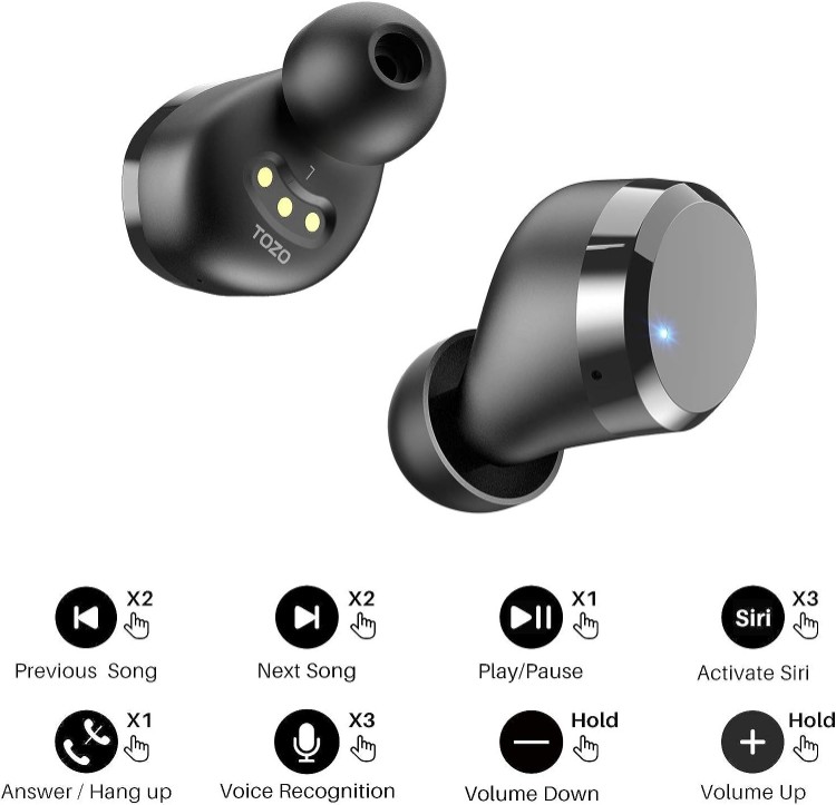 camaras y audio - Tozo Auriculares inalambricos T12 Bluetooth de alta calidad de sonido