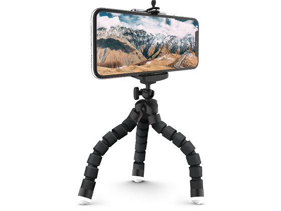computadoras y laptops - TRÍPODE UNIVERSAL PARA CELULARES, FLEXIBLE, AJUSTABLE, ROTACIÓN 360 GRADOS