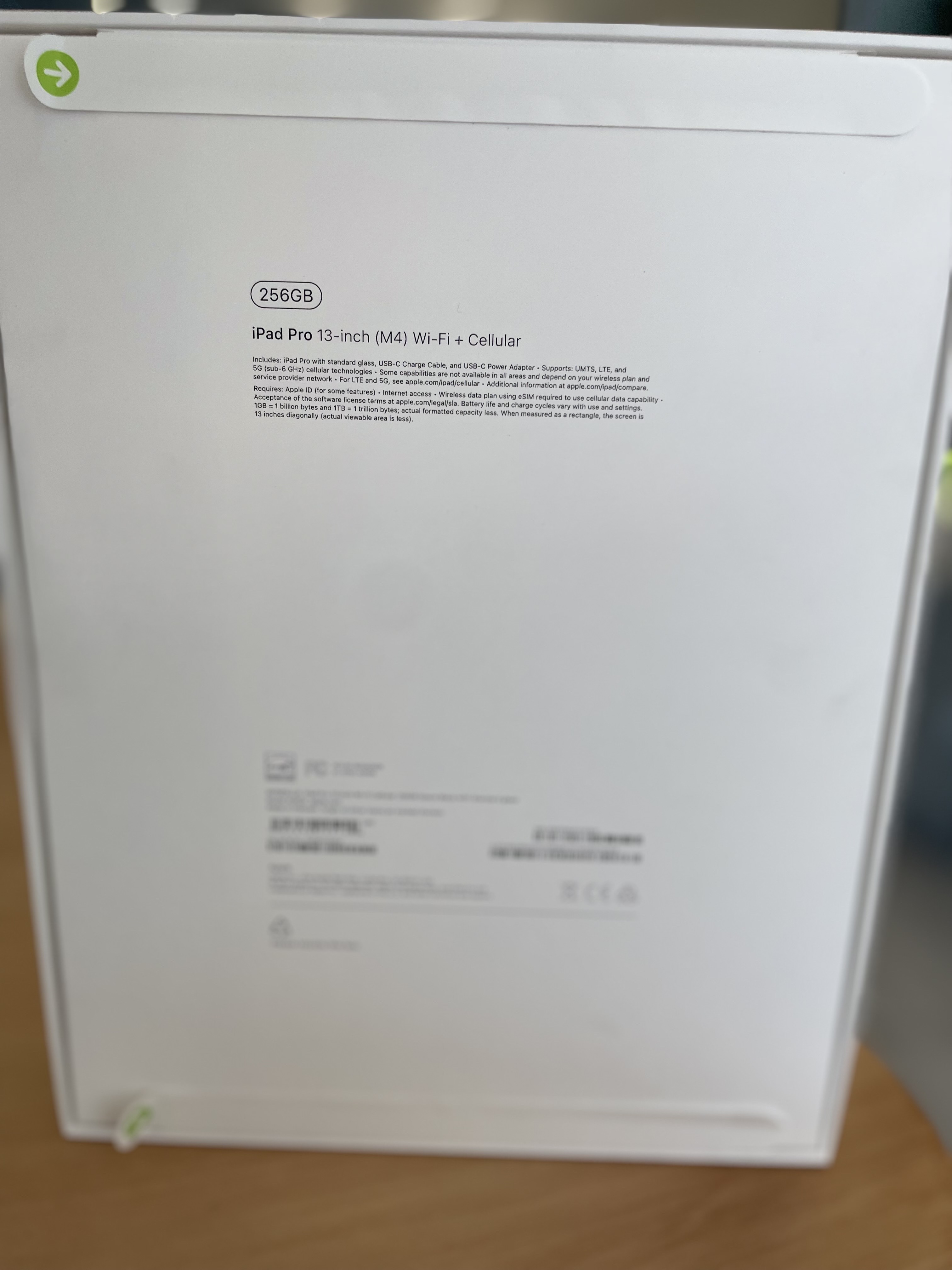 celulares y tabletas - IPAD PRO M4 13 PULGADAWI-FI+CELLULAR256Gb 5