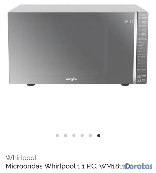 electrodomesticos - Microondas Whirlpool 1.1 P.C. WM1811D 2