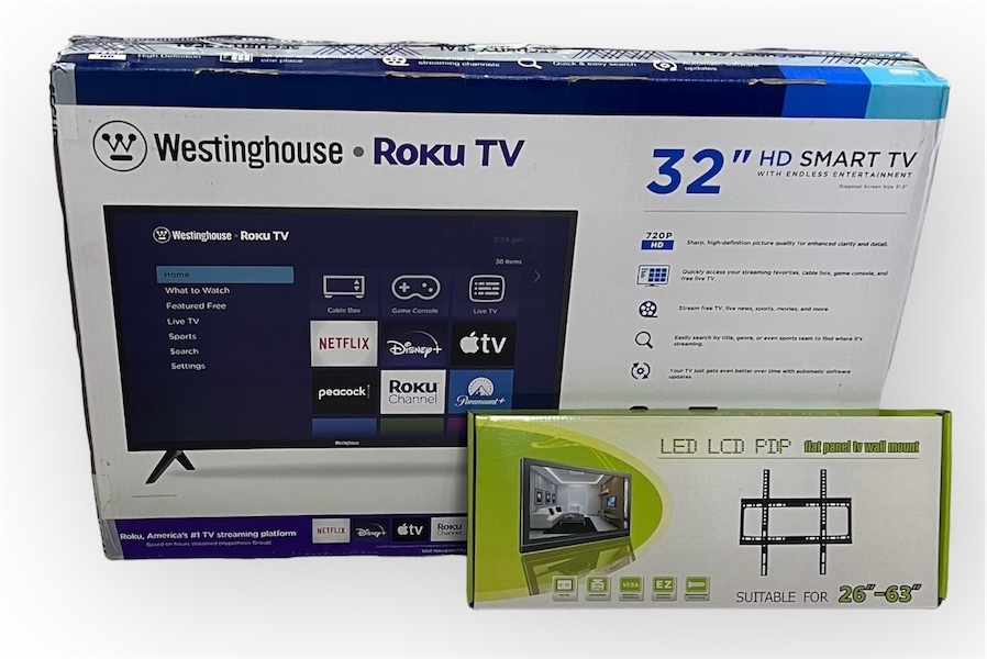 tv - Smart TV Westinghouse, Hisense y Toshiba 32 a 43 Pulgadas Full HD con su base  3