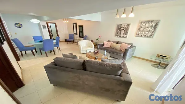 apartamentos - Apartamento Amueblado en Los Cacicazgos 5