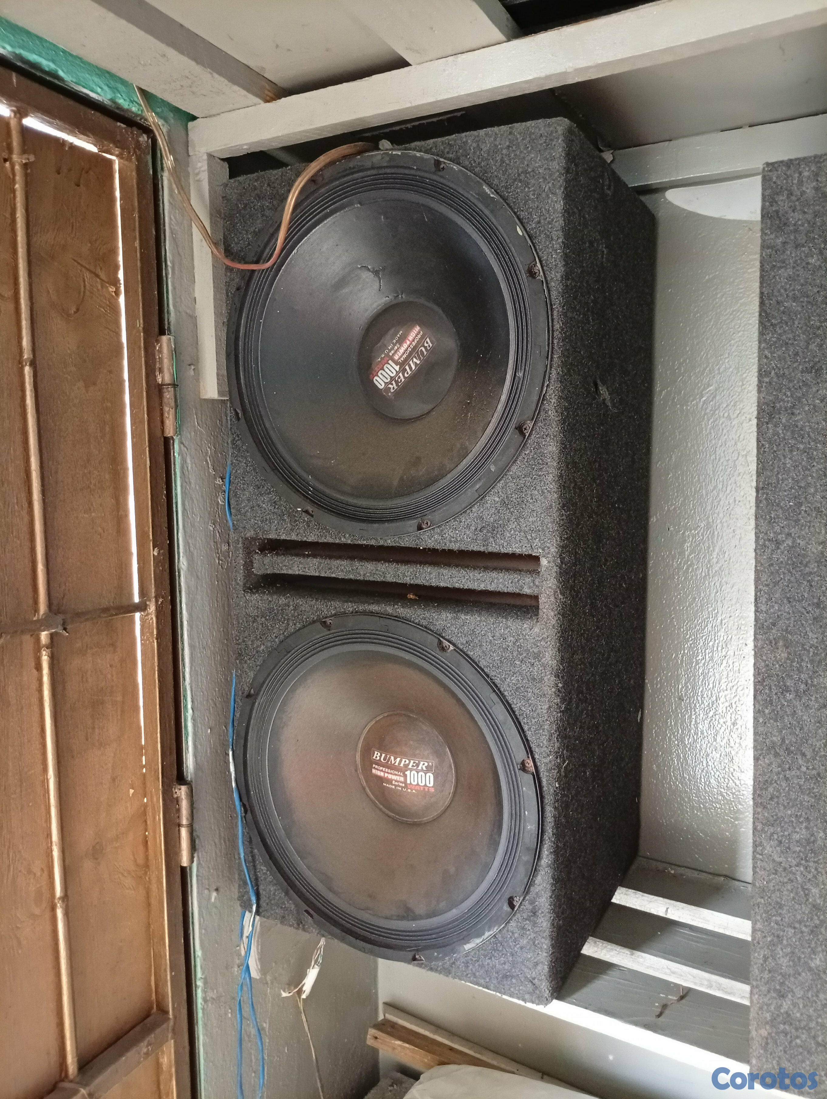 camaras y audio - Bocinas 1000 watts Bumper de 15 pulgadas 