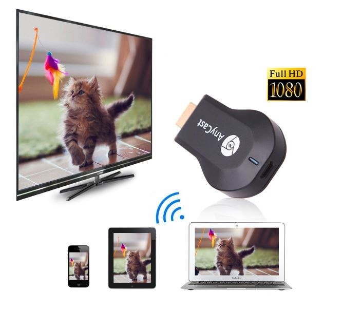 otros electronicos - AnyCast - Duplica la pantalla del celular a la TV de forma inalambrica  1