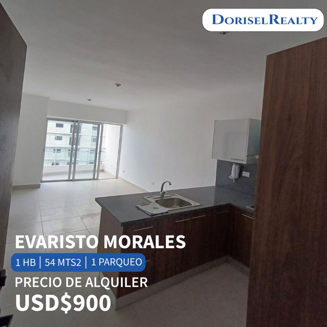 apartamentos - ALQUILER DE PRECIOSO APARTAMENTO EN SECTOR EVARISTO MORALES
