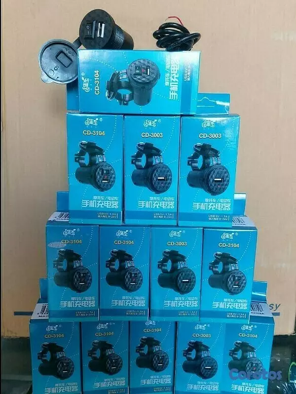 otros electronicos - Cargador de teléfono para motor pasola motocicleta 4
