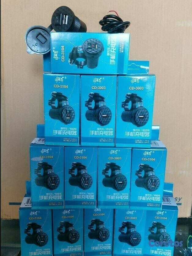 otros electronicos - Cargador de teléfono para motor pasola motocicleta 4