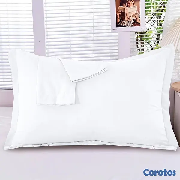 decoración y accesorios - funda de almohada en tela algodón 2 unidad  4