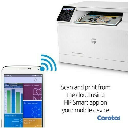 computadoras y laptops - MULTIFUNCIONAL LASERA COLOR HP LASERJET PRO ,Wi-Fi IMPRESORA,SCANER,COPIADORA 1