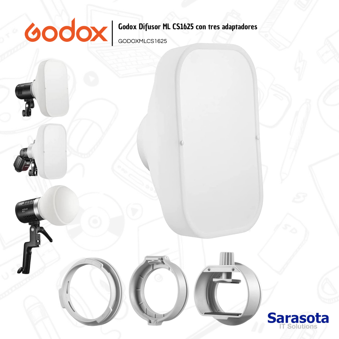 accesorios para electronica - Godox Difusor plegable ML-CS1625 0