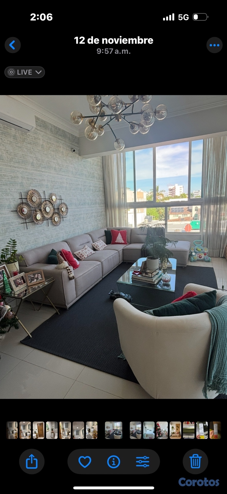 decoración y accesorios - Alfombra como nueva grande gris oscuro  1