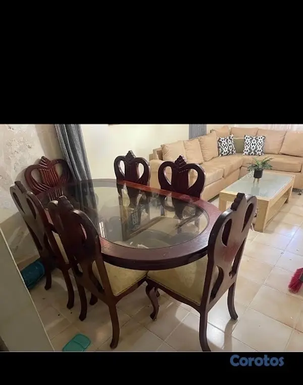 muebles y colchones - Comedor de 6 sillas 2