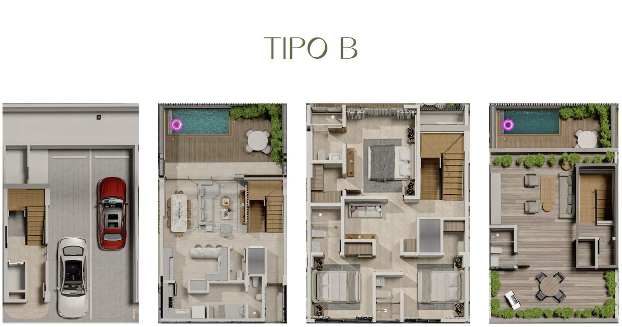 casas - proyecto de casas en arroyo hondo viejo en venta 7