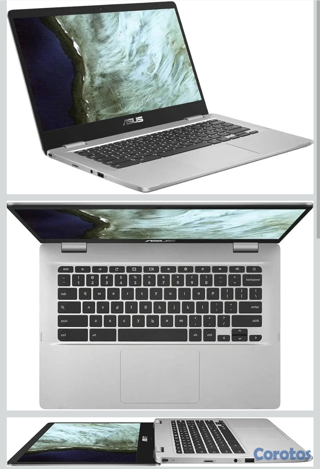 computadoras y laptops - Asus chromebook C423N  2